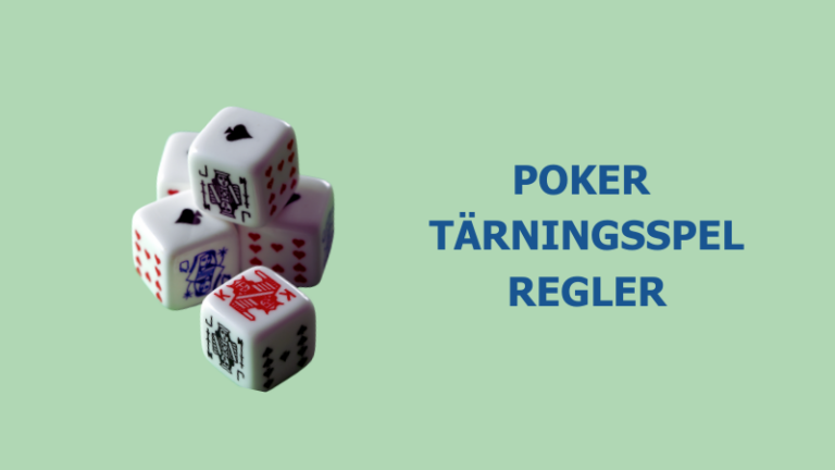 Poker-tärningsspel-regler